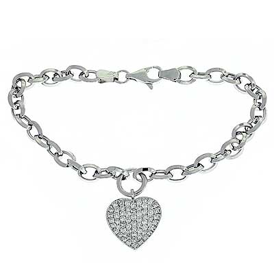 View Diamond Charm Bracelet