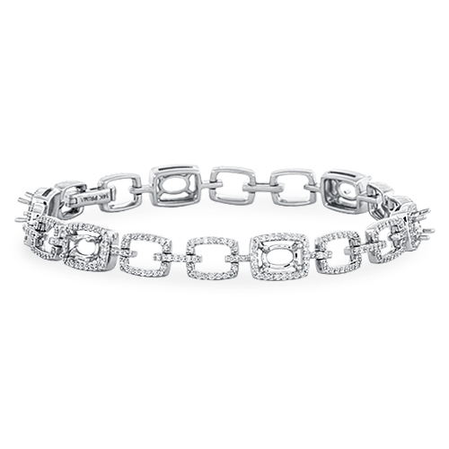 View Diamond Semi Mount Bracelet