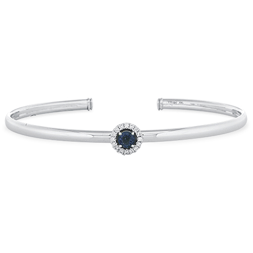 View Sapphire And Diamond Bangle