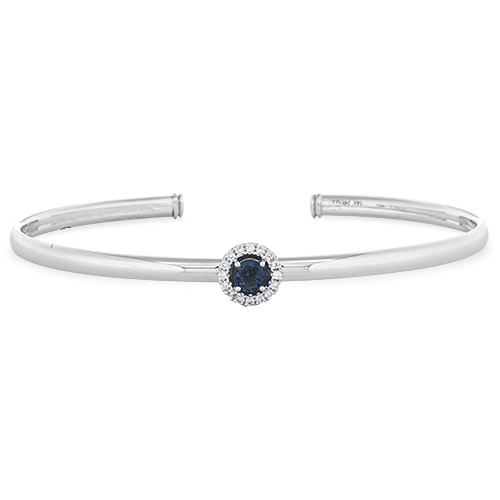 View Sapphire and Diamond Bangle