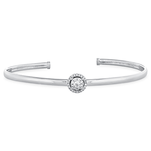 View Diamond Cluster Bangle