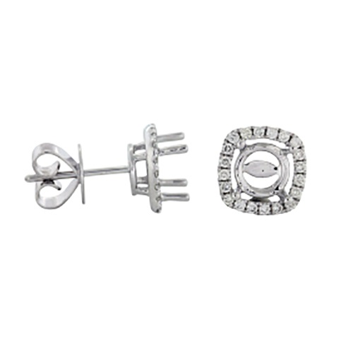 View Diamond Semi Mount Earrings (1.00ct)