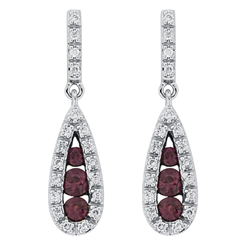 View Ruby and Diamond Earrings