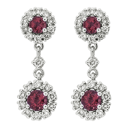 View Ruby and Diamond Earrings