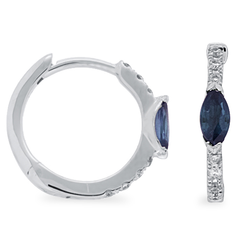 View Sapphire and Diamond Earrings