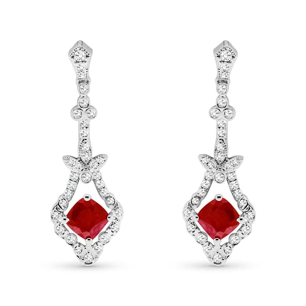 View Ruby and Diamond Earrings