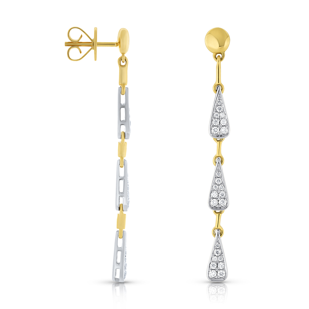 View Diamond Dangle Earrings