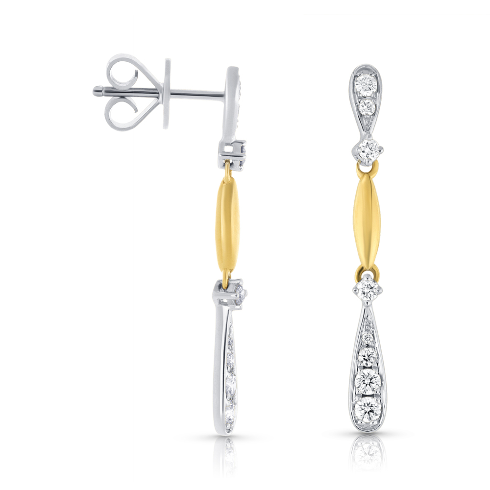 View Diamond Dangle Earrings