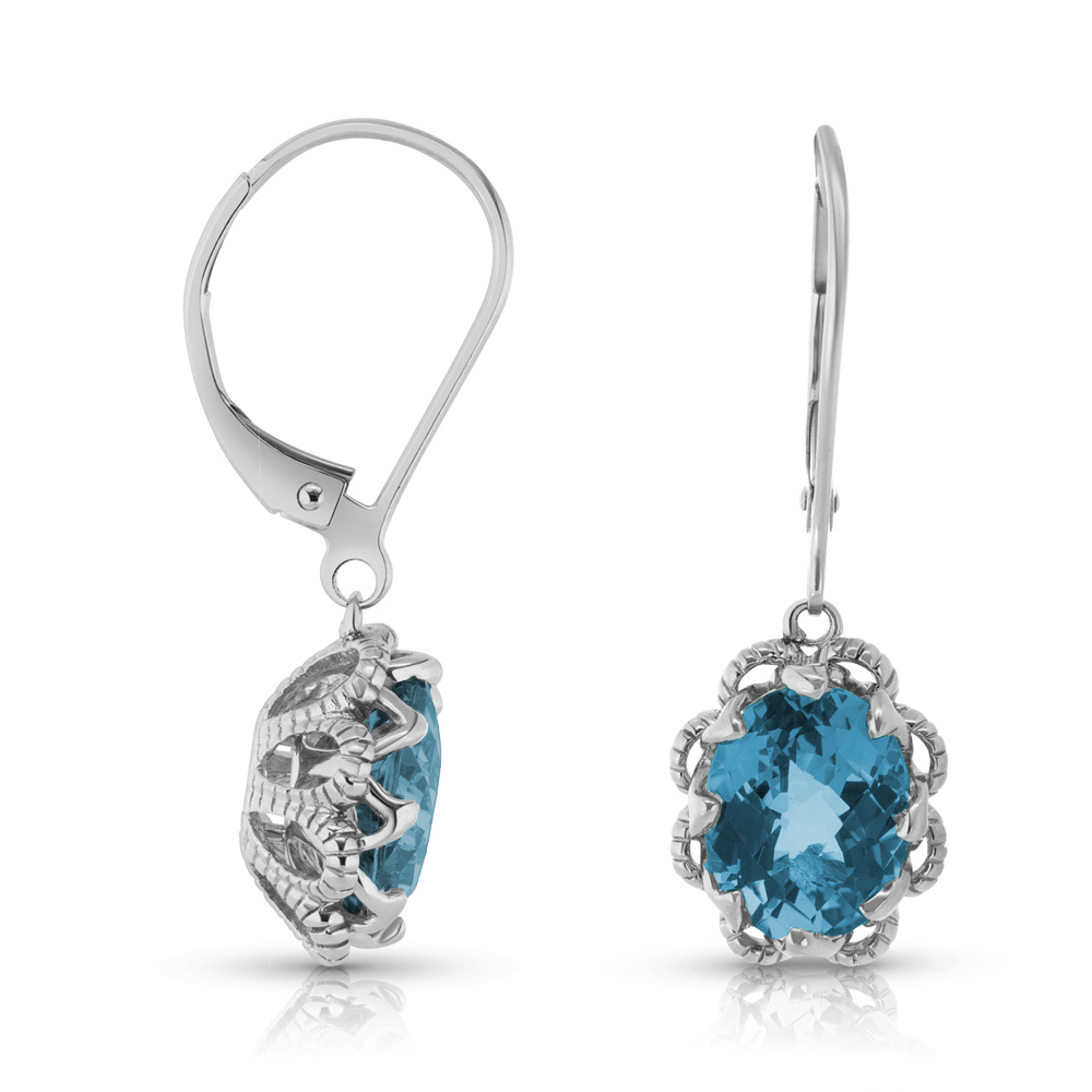 View London Blue Dangle Fancy Earrings