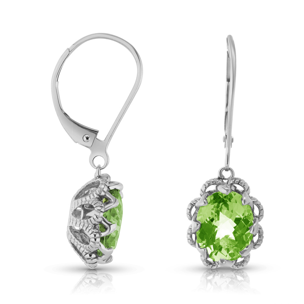 View Peridot Dangle Fancy Earrings