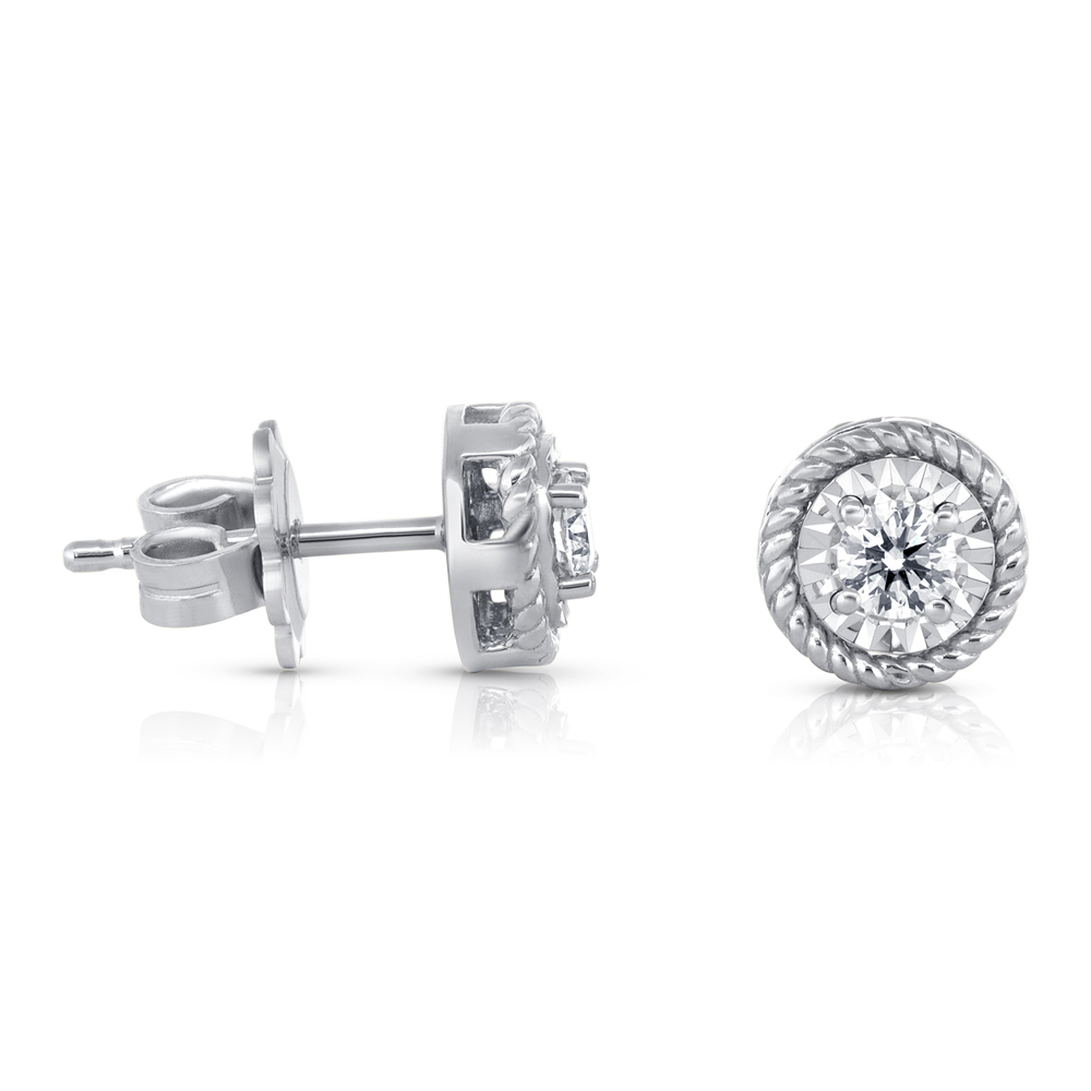 View Fancy Diamond Stud Earrings