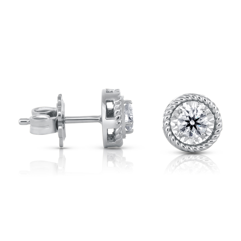 View Fancy Diamond Stud Earrings