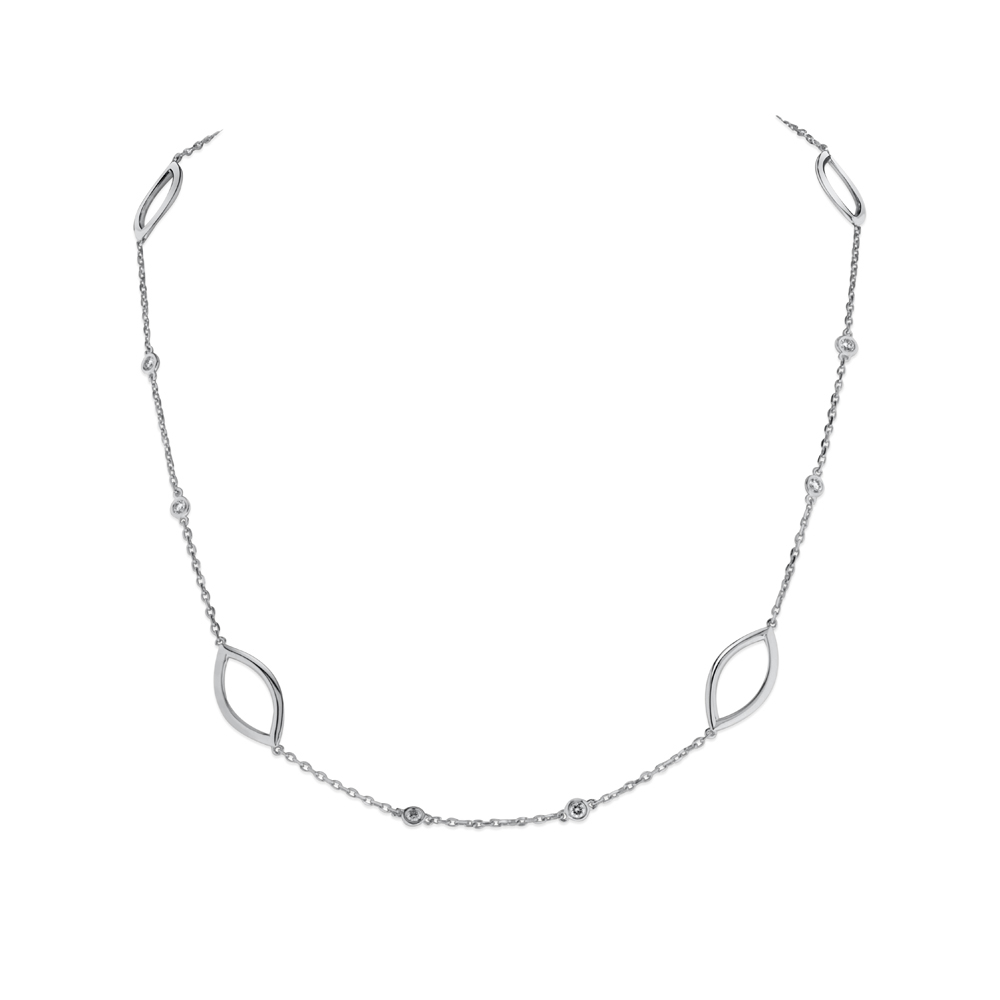 View Diamond DBY Necklace 18 Inch