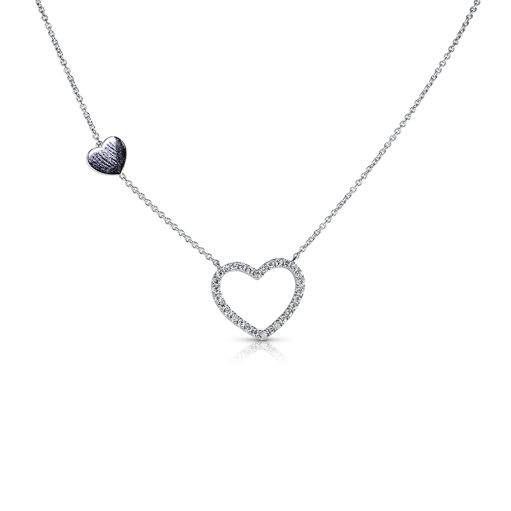 View Diamond Heart Necklace
