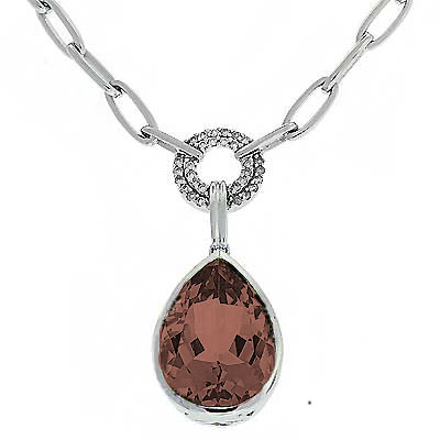 View Smokey Quartz & Diamond Necklace