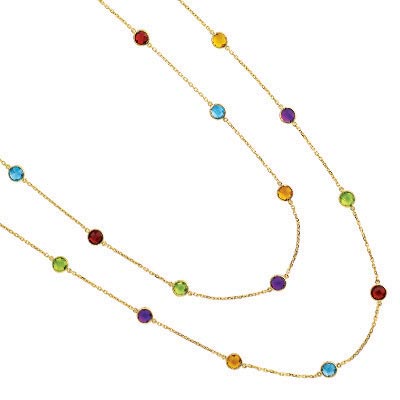 View Multi Gemstone Necklace