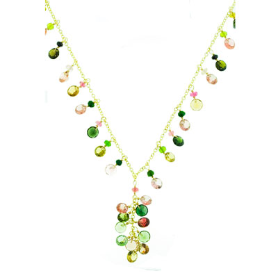 View Multi Tourmaline Necklace