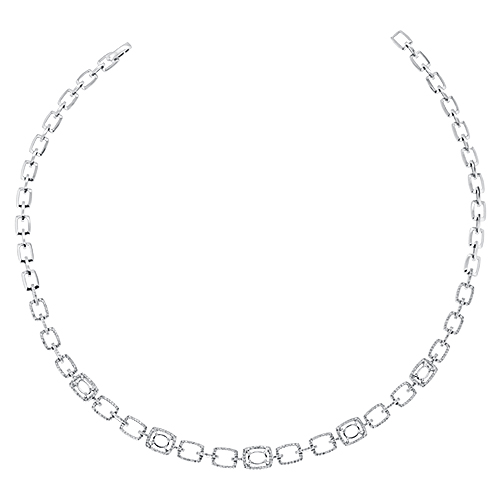 View Diamond Semi Mount Necklace For Ovals
