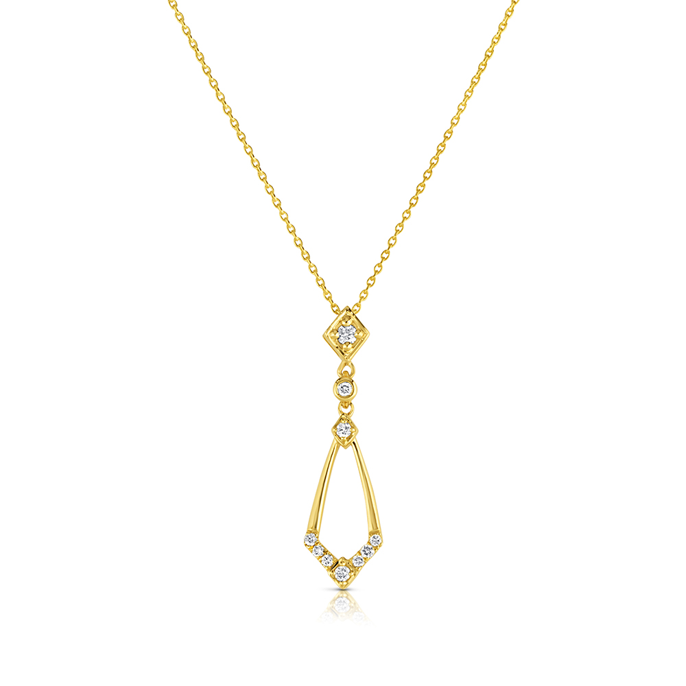 View Diamond Drop Pendant With Chain