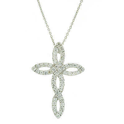 View Diamond Cross Pendant With Chain