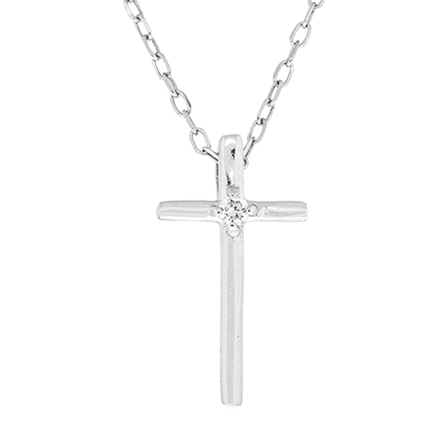 View Diamond Cross Pendant With Chain