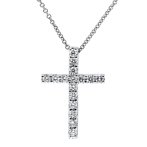 View Diamond Cross Pendant With Chain