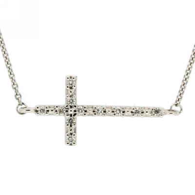View Diamond Cross Pendant With Chain