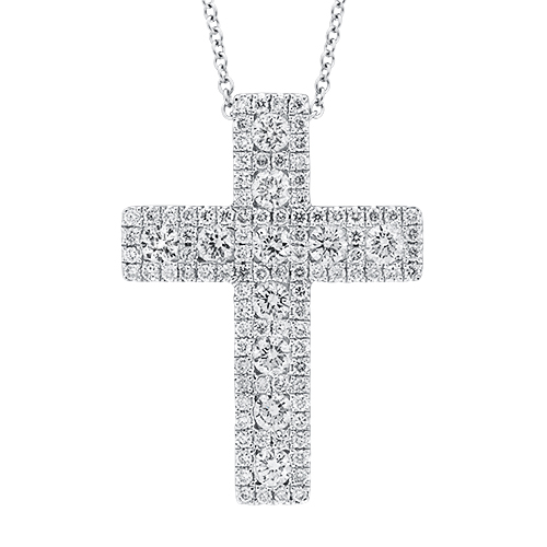 View Diamond Cross Pendant With Chain