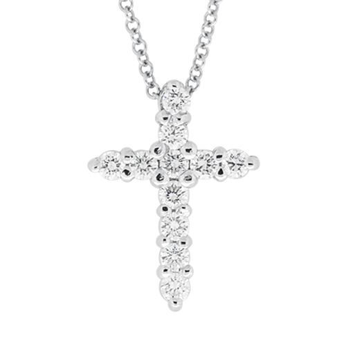 View Diamond Cross Pendant With Chain