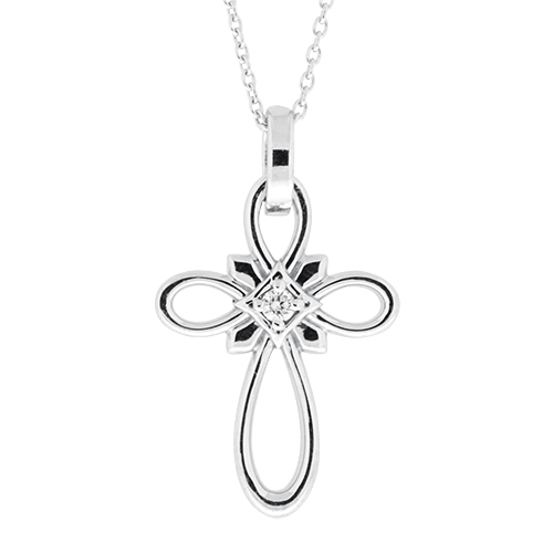 View Diamond Cross Pendant With Chain