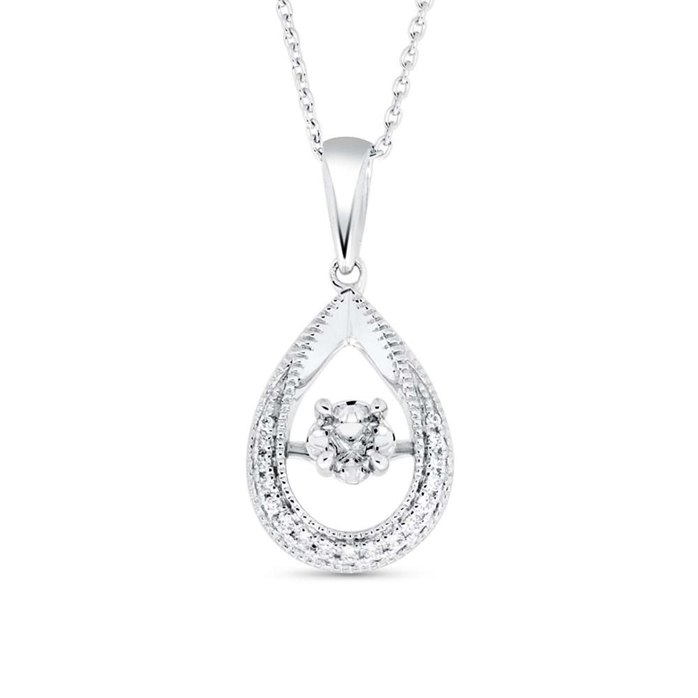 View Diamond Semi Mount Pendant With Chain