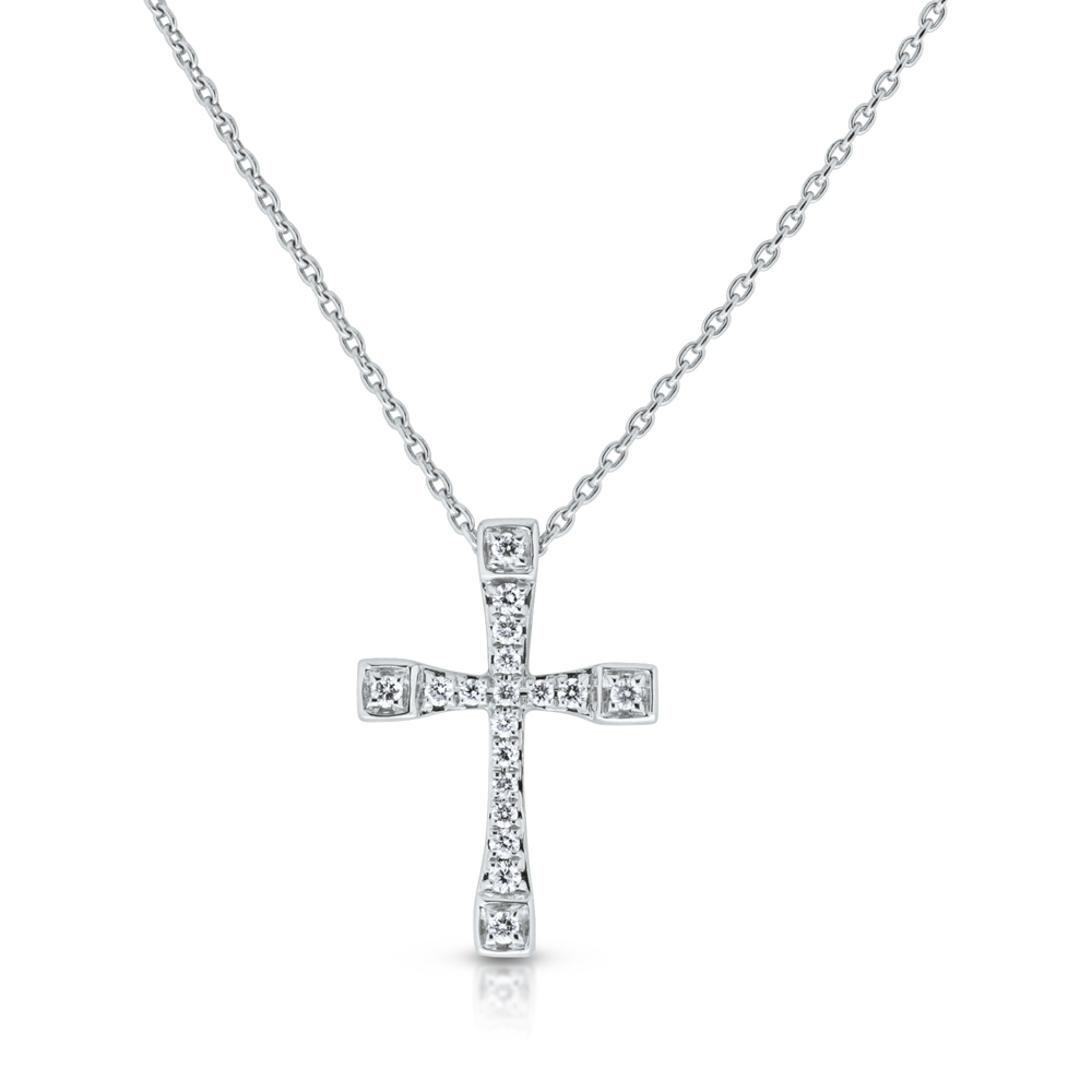 View Diamond Cross Pendant With Chain