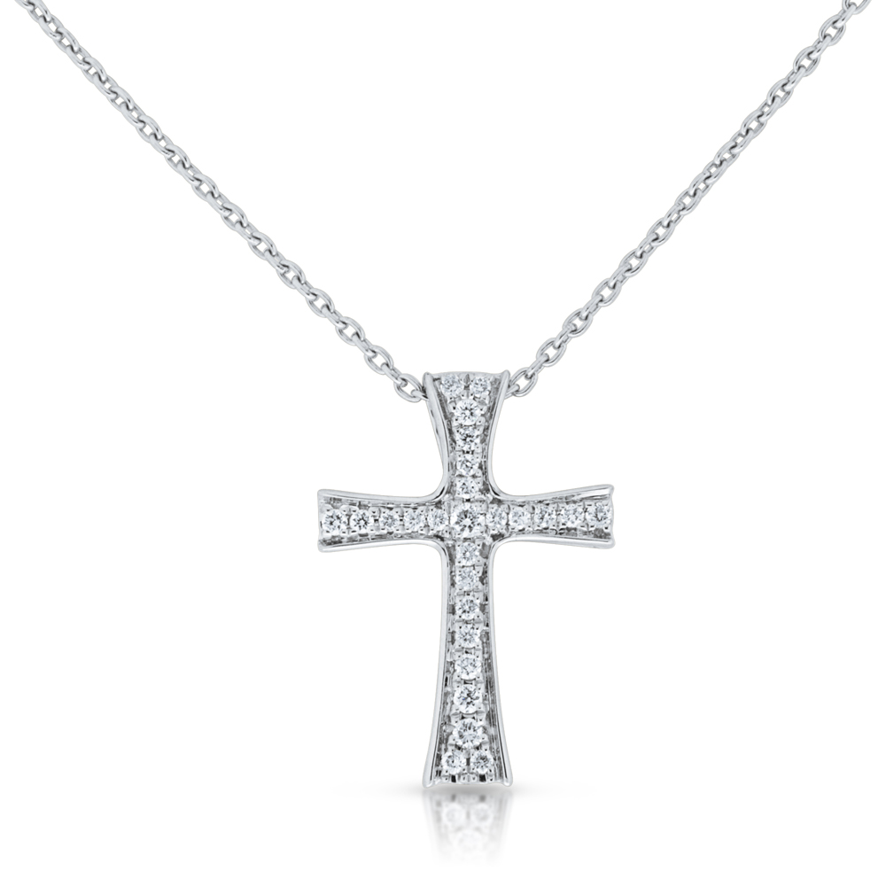 View Diamond Cross Pendant With Chain