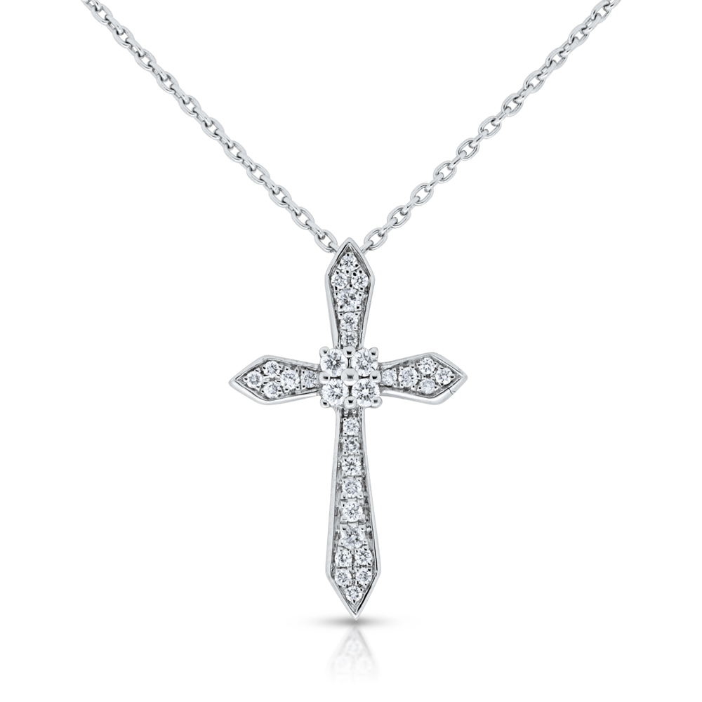 View Diamond Cross Pendant With Chain