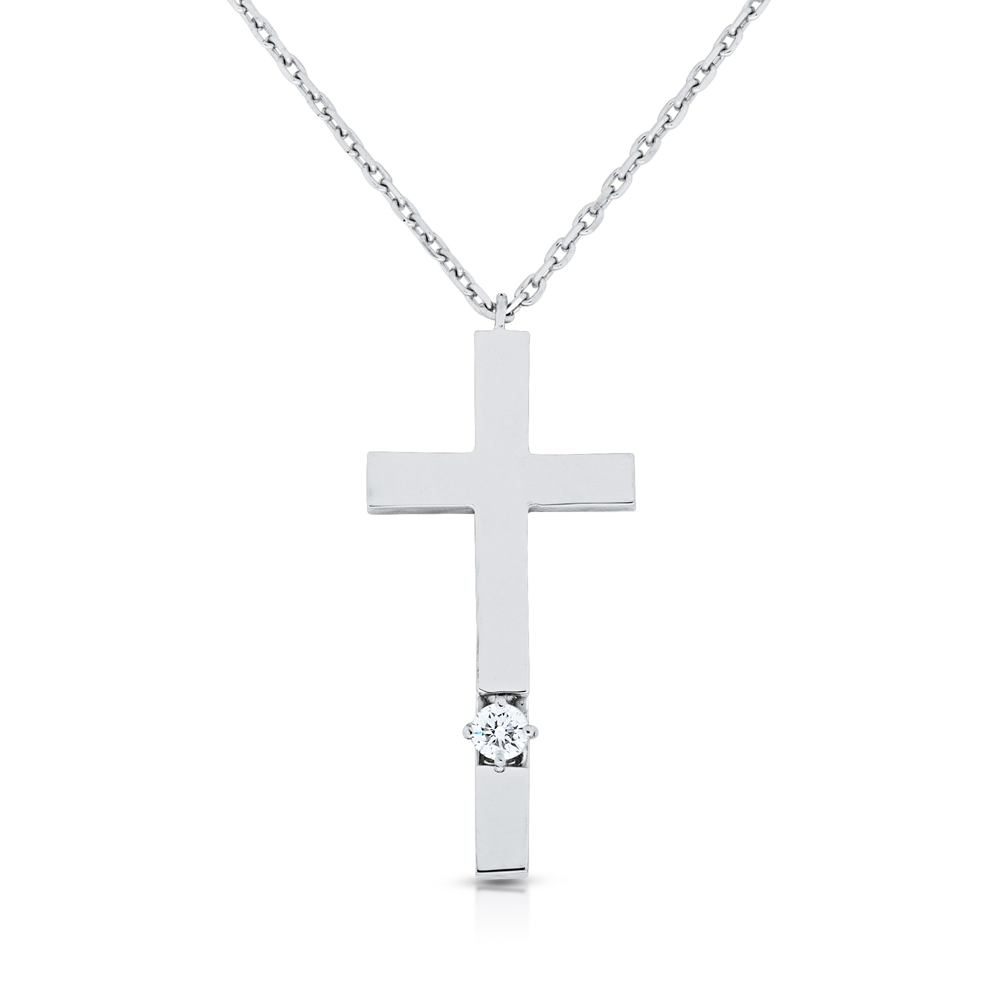 View Diamond Cross Pendant With Chain