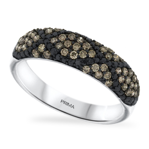 View Brown and Black Diamond Ring