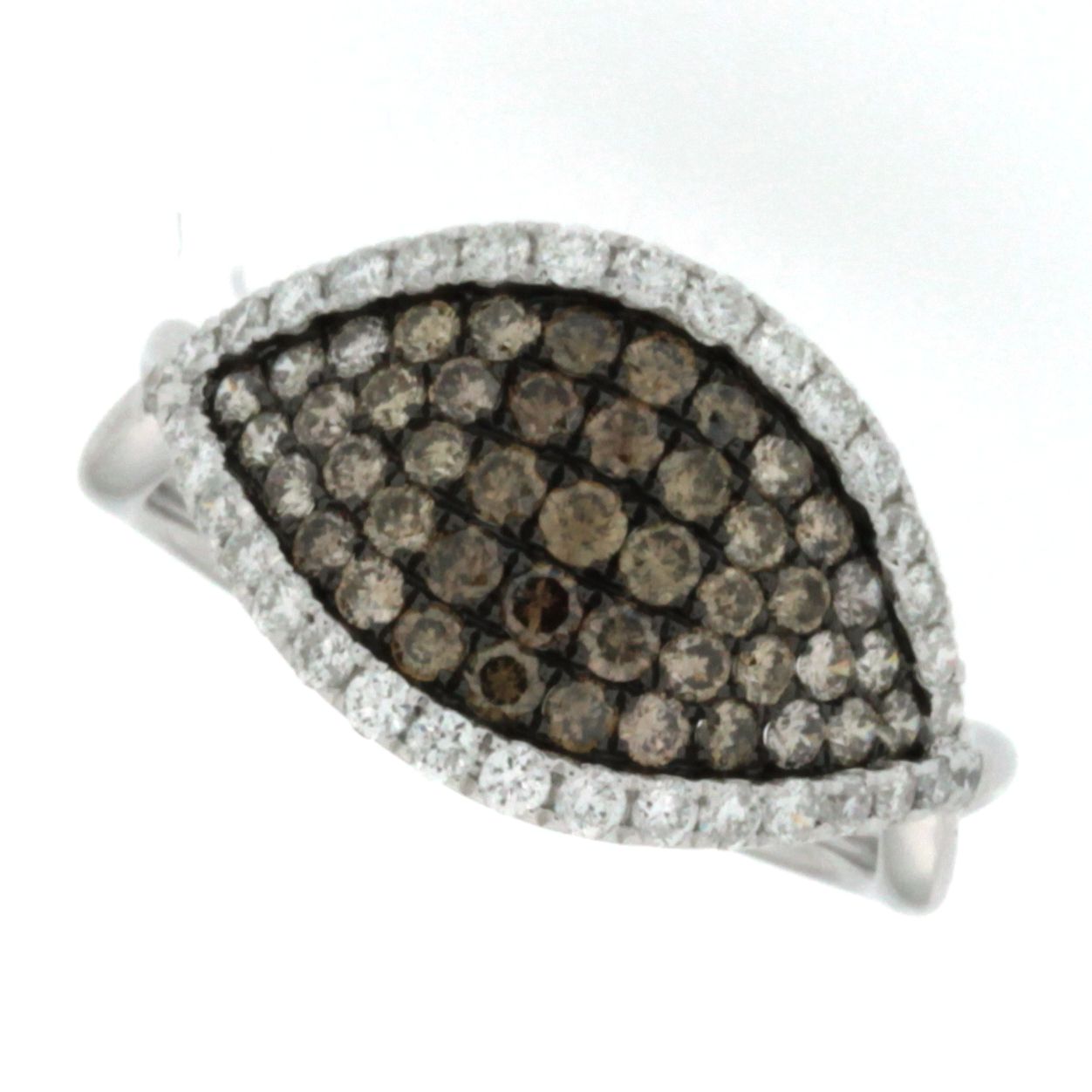 View Diamond and Brown Diamond Ring