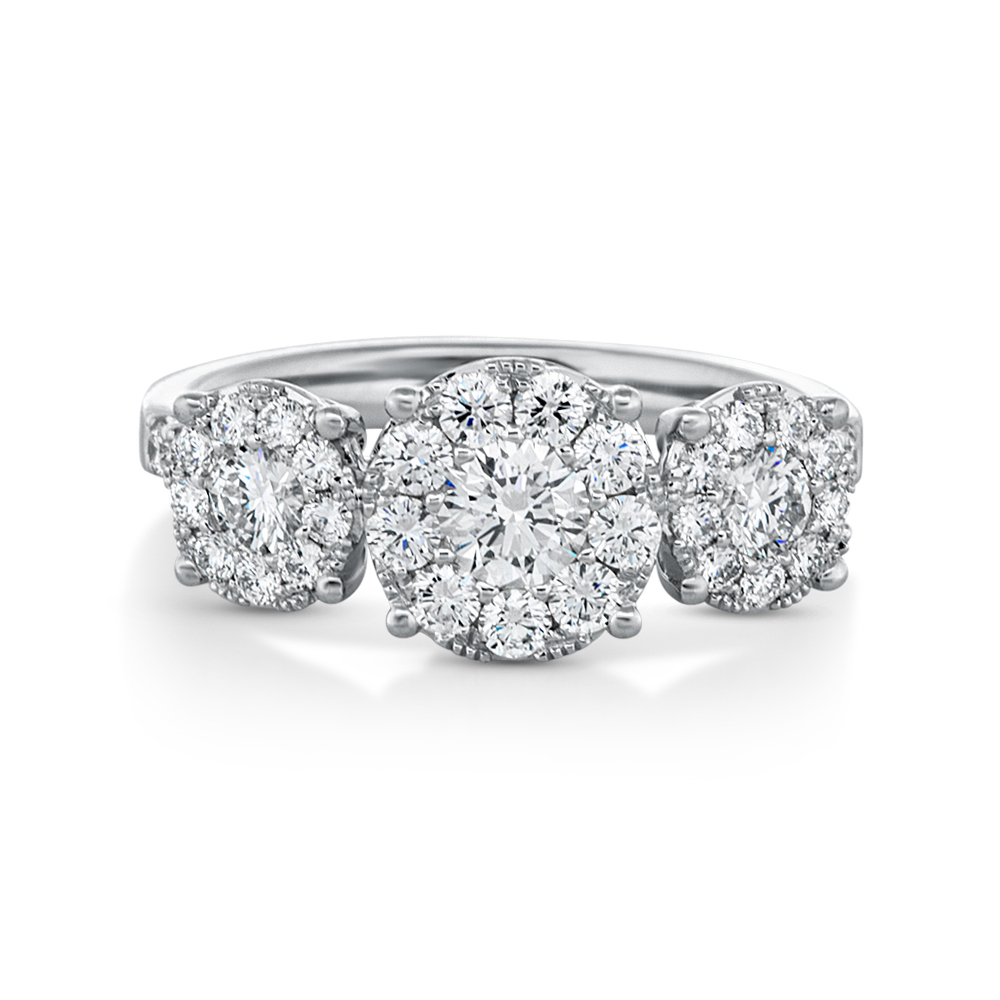 View Cluster Diamond Ring
