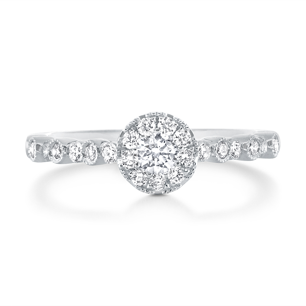 View Diamond Cluster Ring
