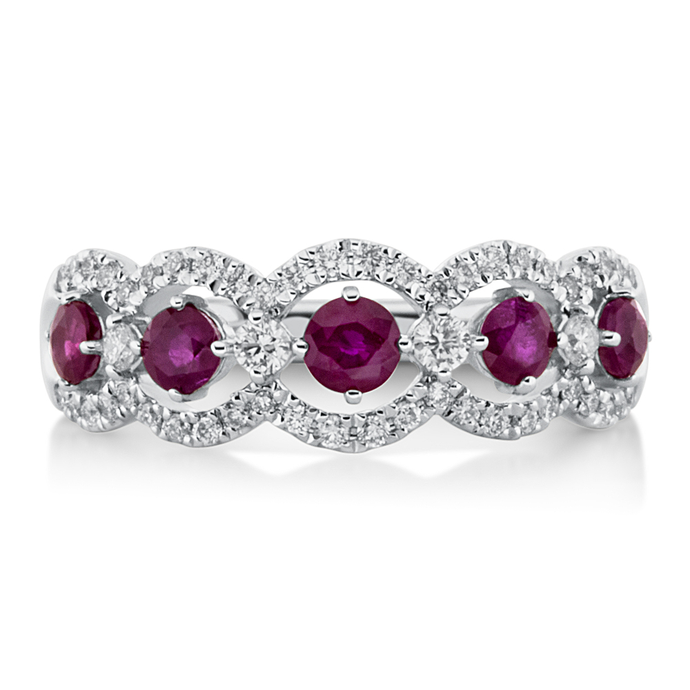 View Ruby and Diamond Ring