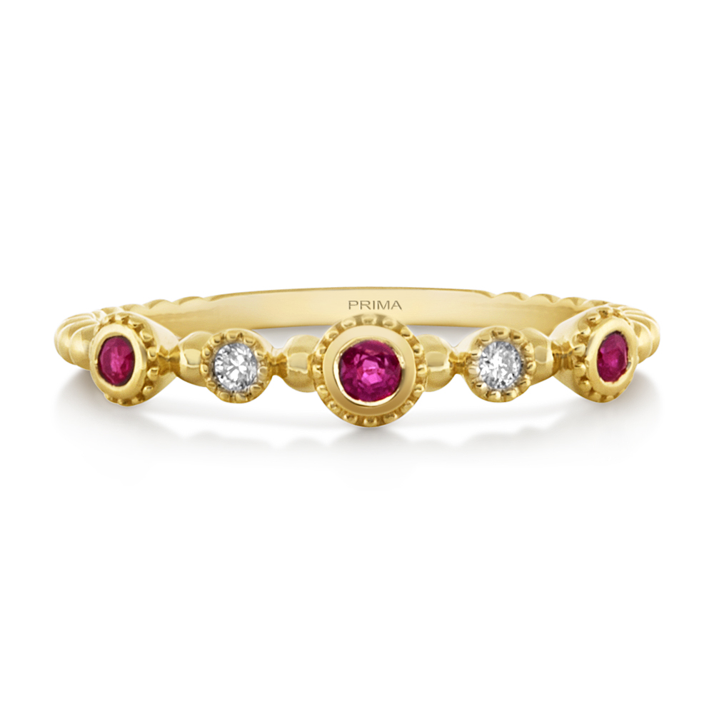 View Ruby and Diamond Ring