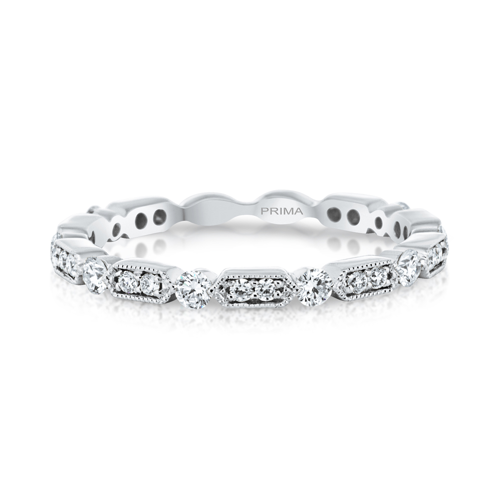 View Diamond Ring (7/8 around shank)