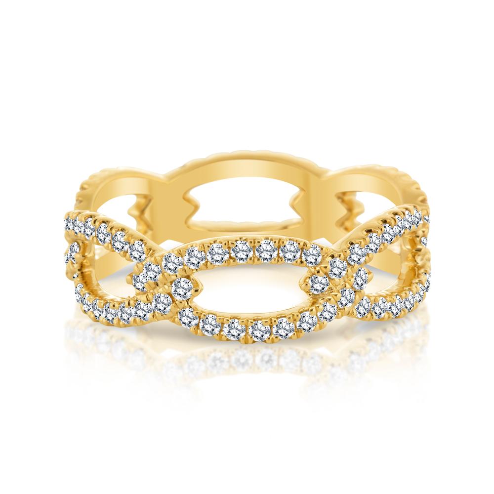 View Diamond Link Eternity Band