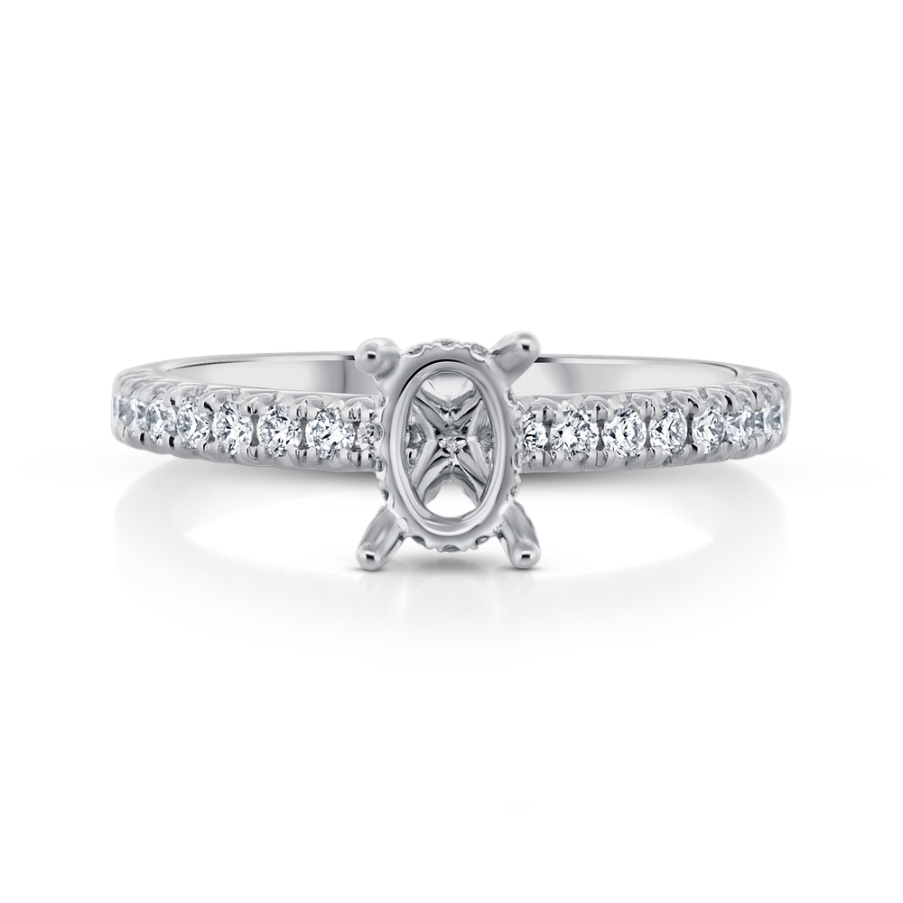 View Diamond Engagement Ring For 7x5 Oval Head