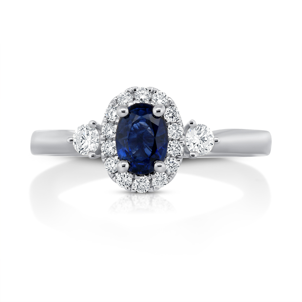 View Sapphire And Diamond Ring