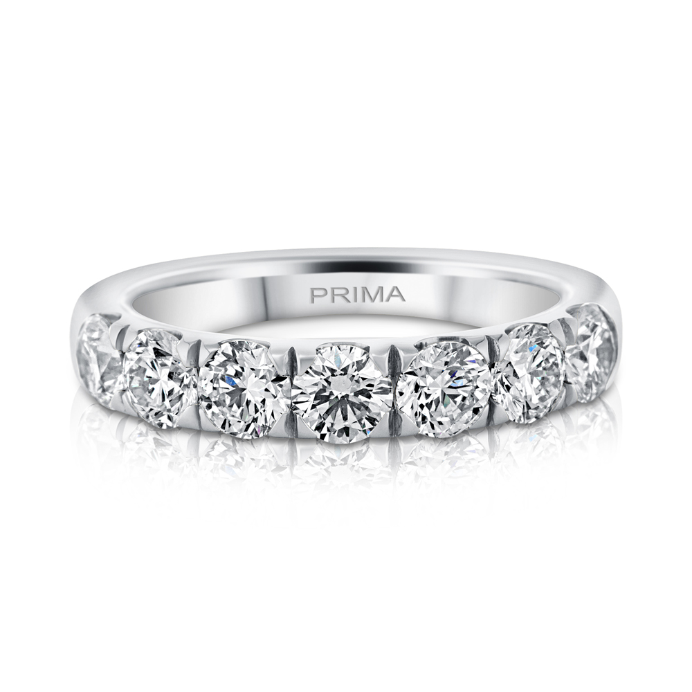 View Diamond 7 Stone Matching Band