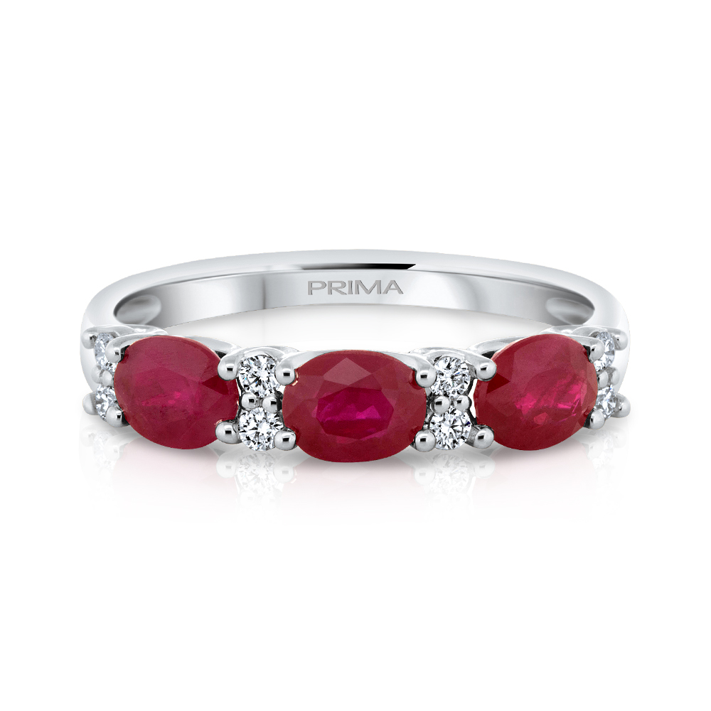 View Rubies and Diamond Ring