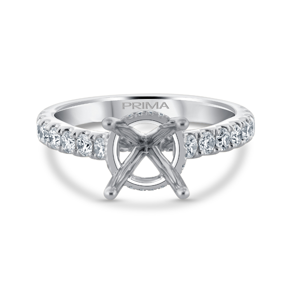View Diamond Engagement Ring For 1.5ct Round