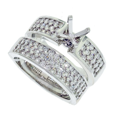 View Diamond Engagement Ring Set