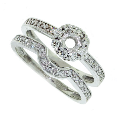 View Diamond Engagement Ring Set